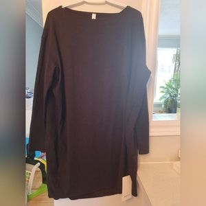 Size 12 Black Back in action long sleeve dress